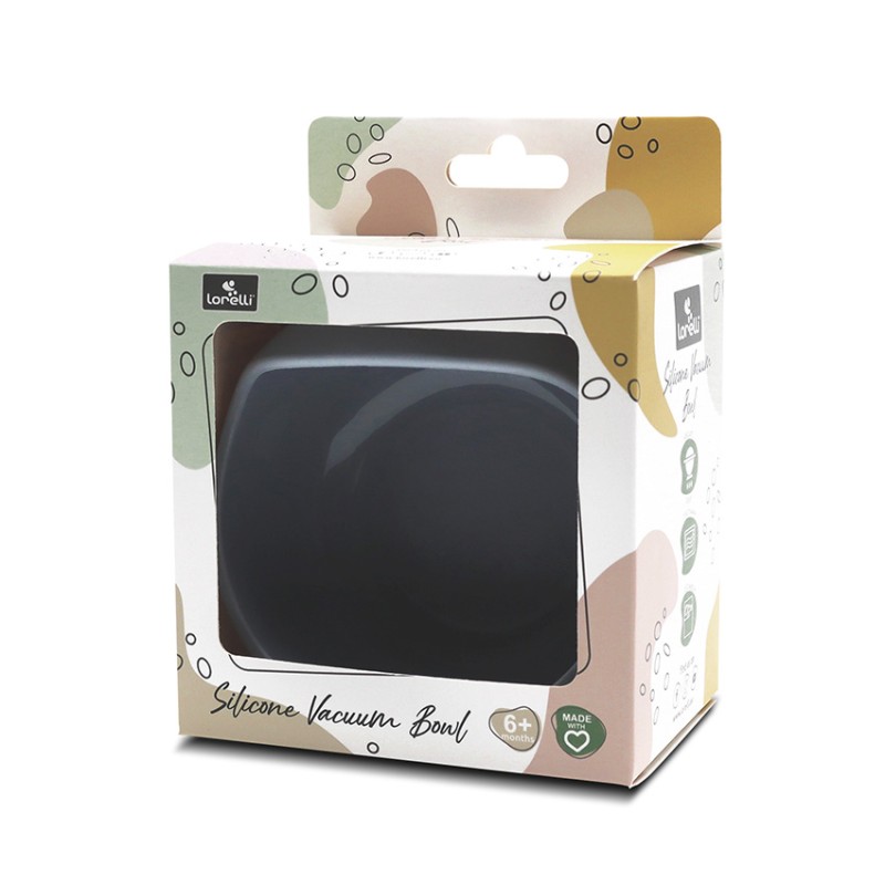 SILICONE VACUUM BOWL NATURAL GREY