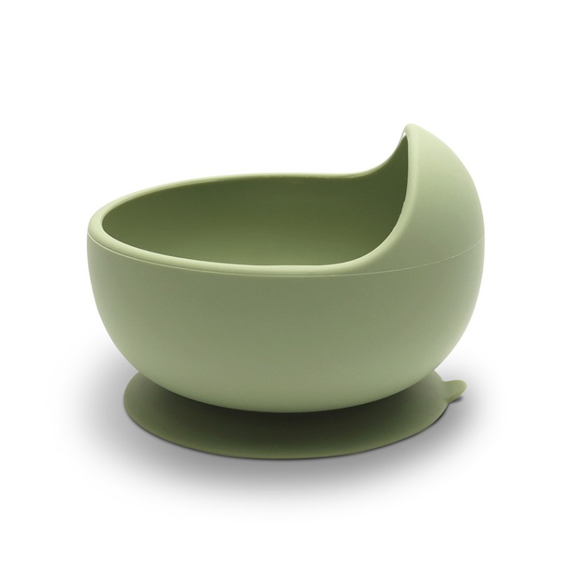 SILICONE VACUUM BOWL NATURAL FRESH GREEN