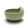 SILICONE VACUUM BOWL NATURAL FRESH GREEN