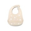 SILICONE BIB NATURAL BEIGE