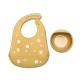 SILICONE FEEDING SET 2PCS NATURAL YELLOW SILICONE FEEDING SET 2PCS NATURAL YELLOW
