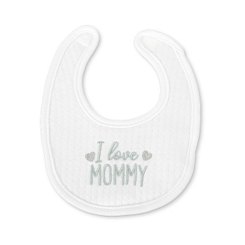 NEWBORN BIB NATURAL 2PCS WITH VELCRO UNI