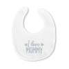 NEWBORN BIB NATURAL 2PCS WITH VELCRO BOY