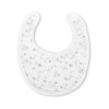 NEWBORN BIB NATURAL 2PCS WITH VELCRO BOY