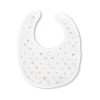 NEWBORN BIB NATURAL 2PCS WITH VELCRO GIRL