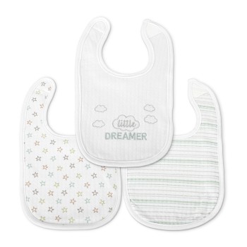 BIB NATURAL 3 PCS. WITH VELCRO UNI