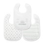 BIB NATURAL 3 PCS. WITH VELCRO UNI