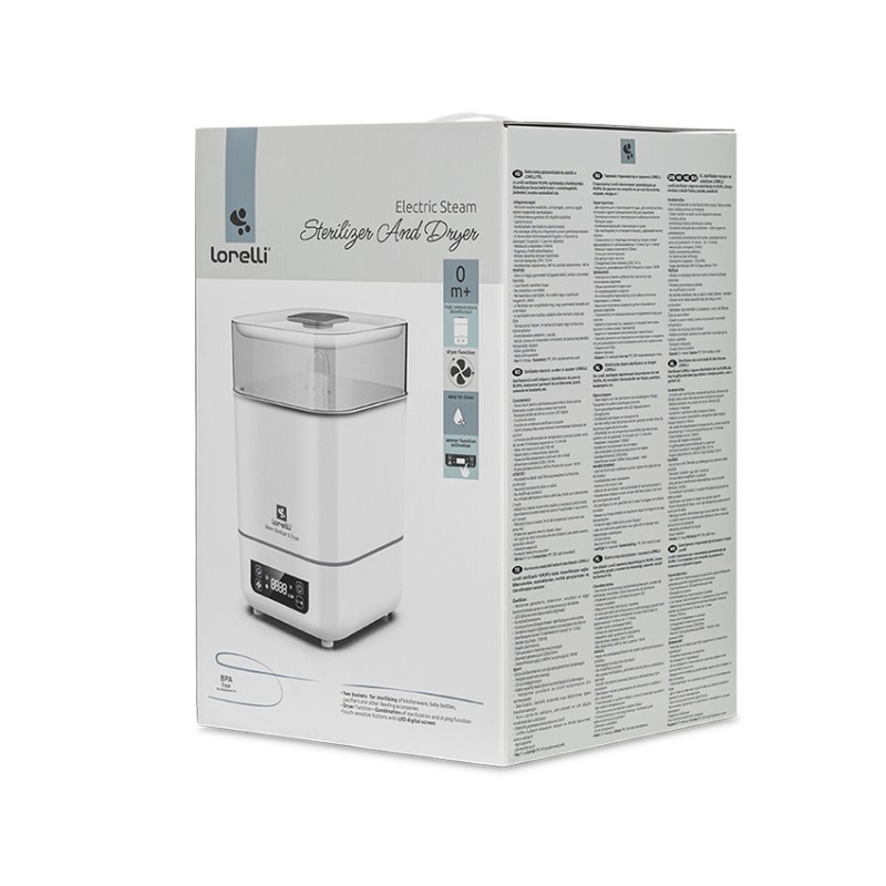 ELECTRIC STEAM STERILIZER AND DRYER
