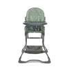 FEEDING CHAIR BONBON GREEN LEATHER
