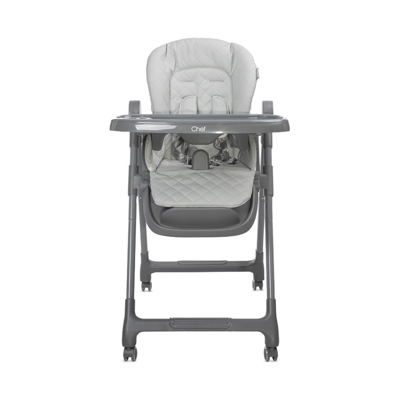 BABY HIGH CHAIR 3in1CHEF GREY LEATHER