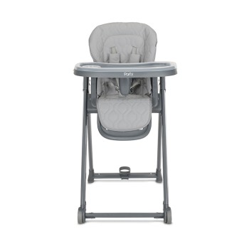 HIGH CHAIR PARTY GREY LEATHER