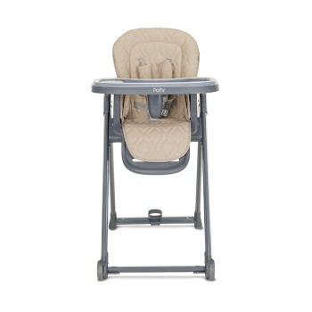 HIGH CHAIR PARTY BEIGE LEATHER