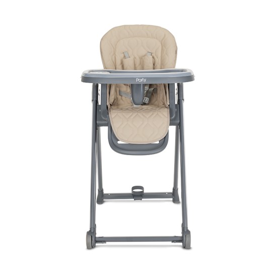 HIGH CHAIR PARTY BEIGE LEATHER HIGH CHAIR PARTY BEIGE LEATHER