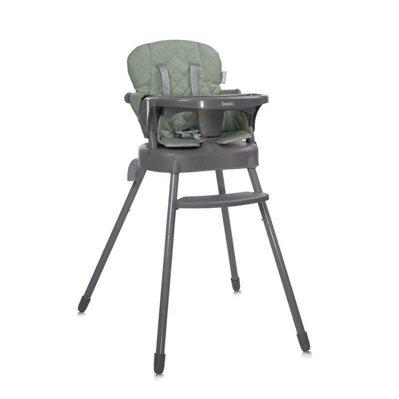 BABY HIGH CHAIR 3in1 SIESTA GREEN LEATHER