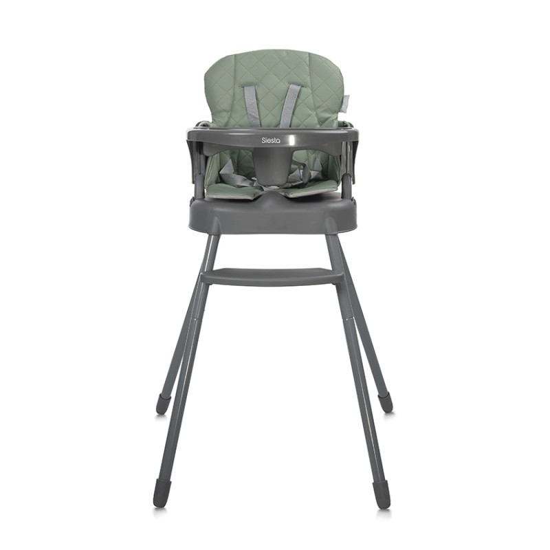BABY HIGH CHAIR 3in1 SIESTA GREEN LEATHER
