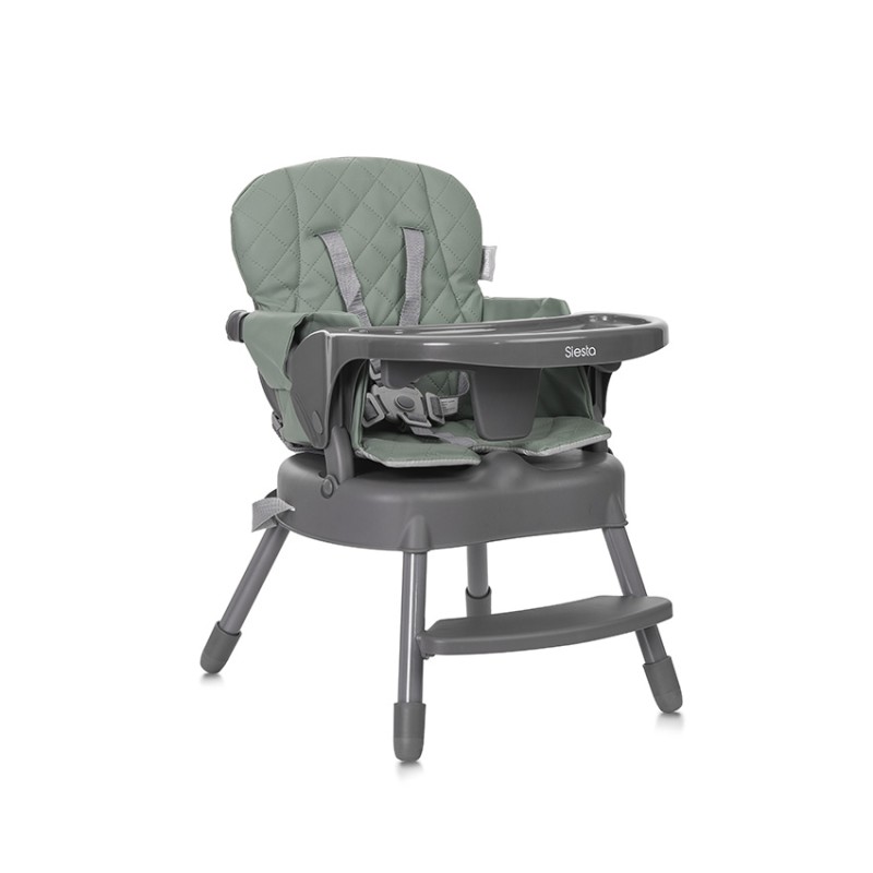 BABY HIGH CHAIR 3in1 SIESTA GREEN LEATHER
