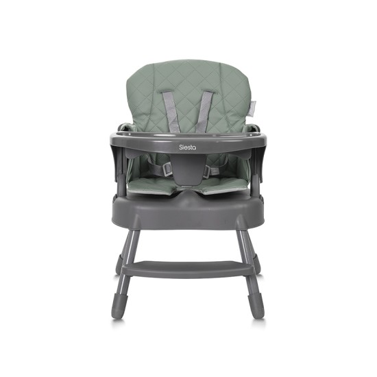BABY HIGH CHAIR 3in1 SIESTA GREEN LEATHER BABY HIGH CHAIR 3in1 SIESTA GREEN LEATHER