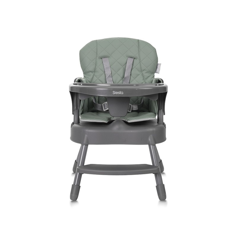 BABY HIGH CHAIR 3in1 SIESTA GREEN LEATHER