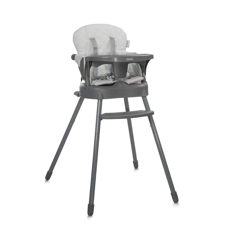 BABY HIGH CHAIR 3in1 SIESTA GREY LEATHER