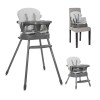 BABY HIGH CHAIR 3in1 SIESTA GREY LEATHER
