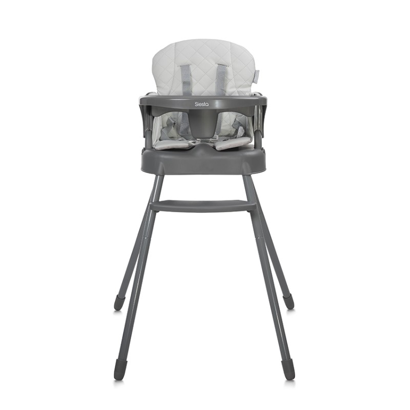 BABY HIGH CHAIR 3in1 SIESTA GREY LEATHER