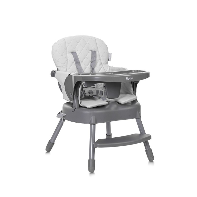 BABY HIGH CHAIR 3in1 SIESTA GREY LEATHER