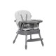 BABY HIGH CHAIR 3in1 SIESTA GREY LEATHER BABY HIGH CHAIR 3in1 SIESTA GREY LEATHER