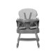 BABY HIGH CHAIR 3in1 SIESTA GREY LEATHER BABY HIGH CHAIR 3in1 SIESTA GREY LEATHER
