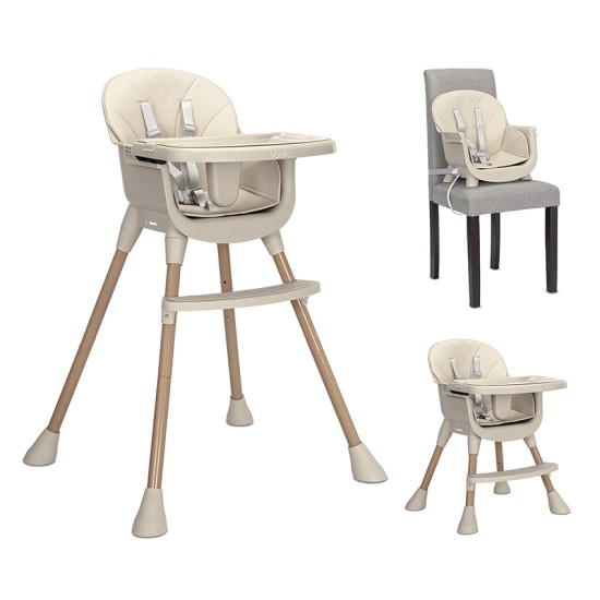 BABY HIGH CHAIR VANILLA 3 IN 1 BEIGE BABY HIGH CHAIR VANILLA 3 IN 1 BEIGE