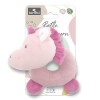 RATTLE DONUT NATURAL UNICORN PINK