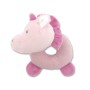 RATTLE DONUT NATURAL UNICORN PINK