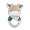 RATTLE RING DEER BLUE NATURAL