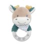 RATTLE RING DEER BLUE NATURAL