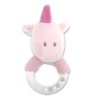 RATTLE RING UNICORN PINK NATURAL