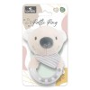RATTLE RING BEAR BEIGE NATURAL