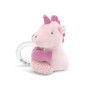 TOY WITH RING UNICORN PINK NATURAL