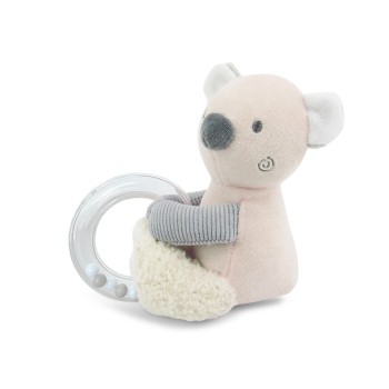 TOY WITH RING BEAR BEIGE NATURAL