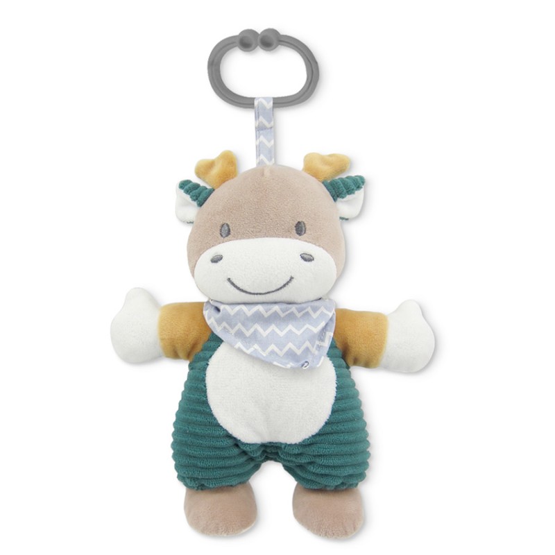 BABY TOY DEER BLUE NATURAL