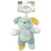 BABY TOY DOG GREEN NATURAL