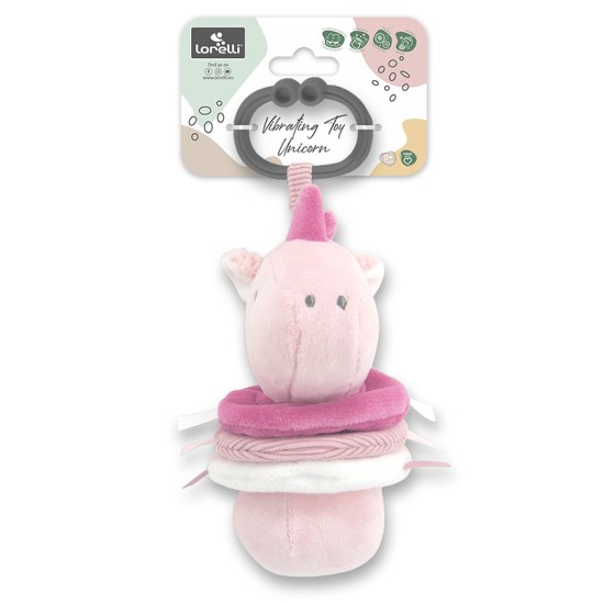 VIBRATING TOY UNICORN PINK NATURAL