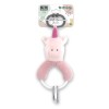 RATTLE FIGURES UNICORN PINK NATURAL