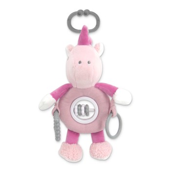 ACTIVITY TOY UNICORN PINK NATURAL