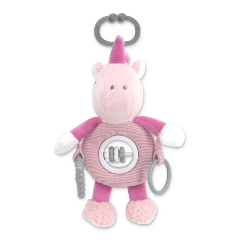 ACTIVITY TOY UNICORN PINK NATURAL