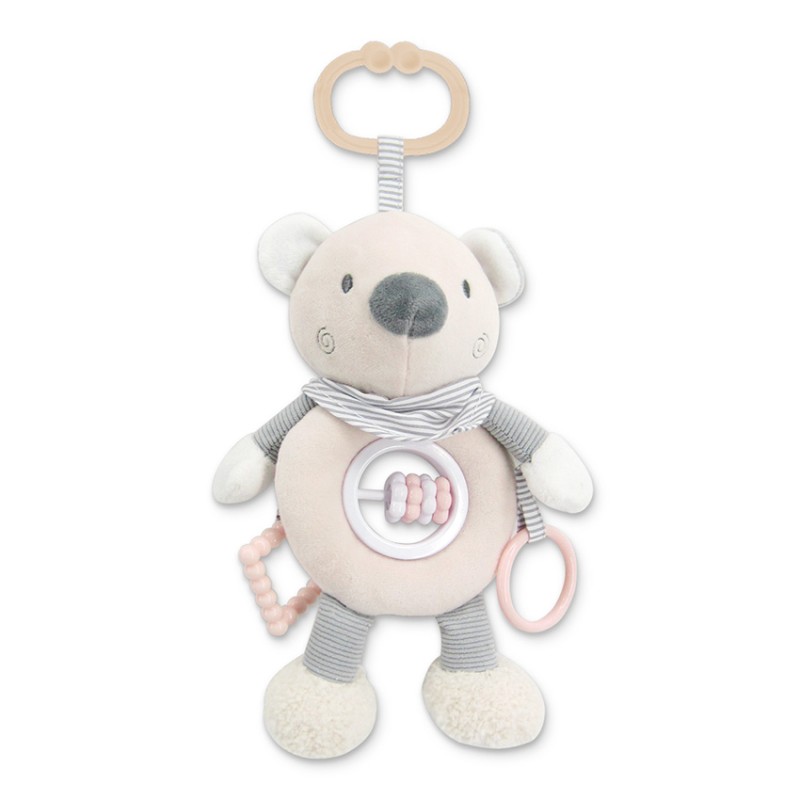 ACTIVITY TOY BEAR BEIGE NATURAL