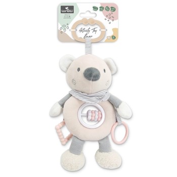 ACTIVITY TOY BEAR BEIGE NATURAL