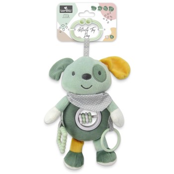 ACTIVITY TOY DOG GREEN NATURAL