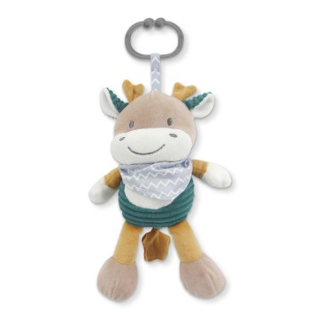 MUSIC TOY DEER BLUE NATURAL