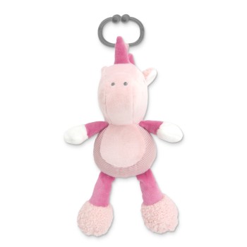 MUSIC TOY UNICORN PINK NATURAL
