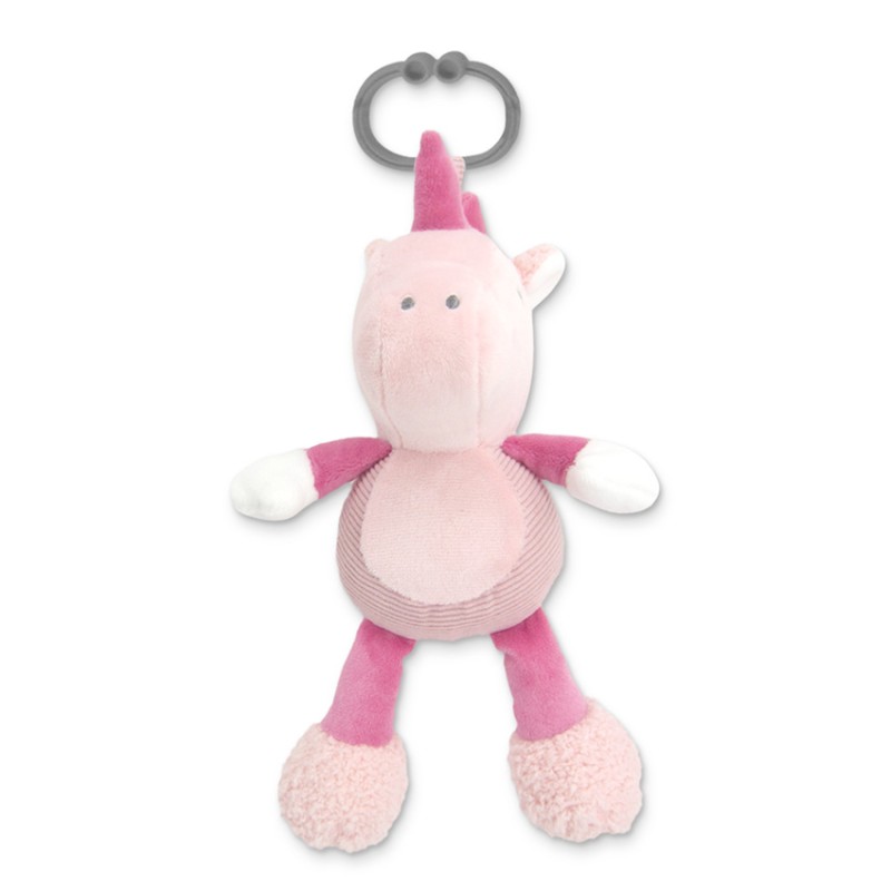 MUSIC TOY UNICORN PINK NATURAL