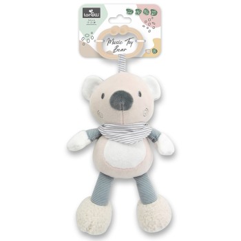 MUSIC TOY BEAR BEIGE NATURAL